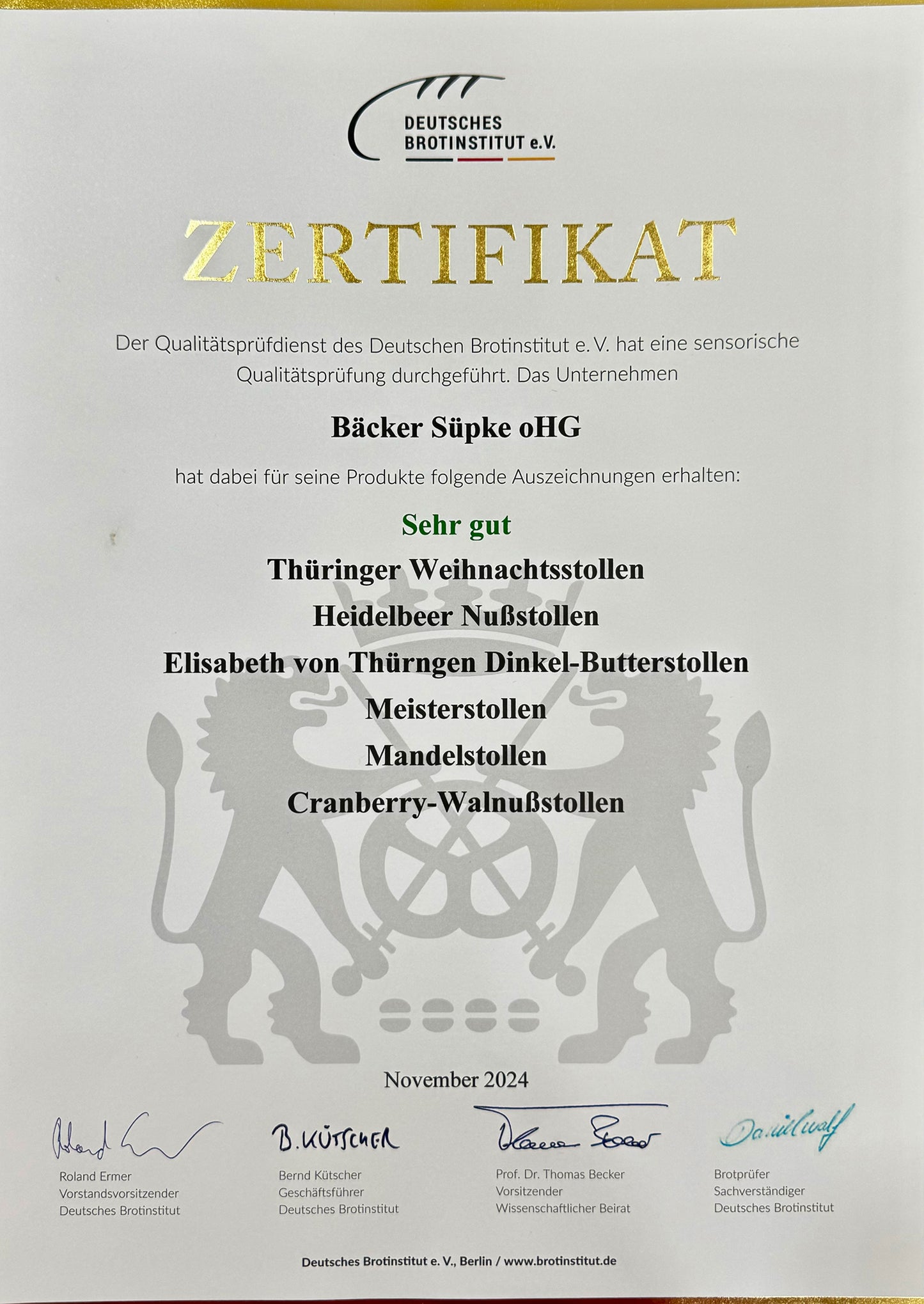 Heidelbeer Nuss Stollen 500g