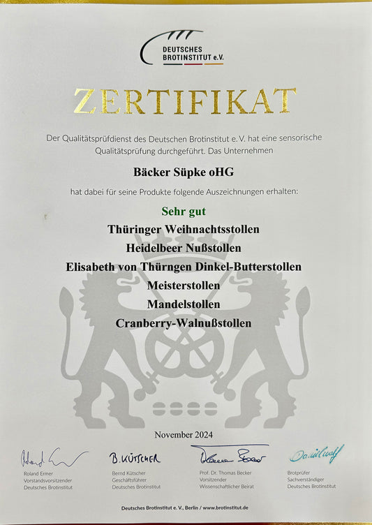 Butter-Mandelstollen 1000g