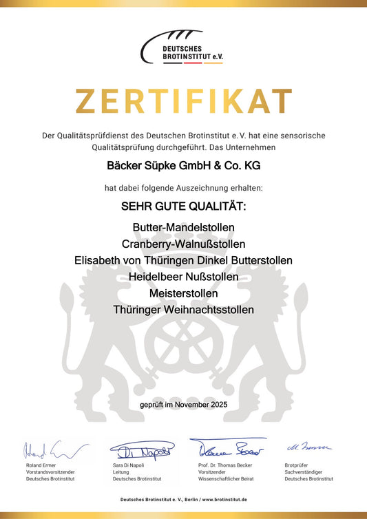 Butter-Mandelstollen 1000g