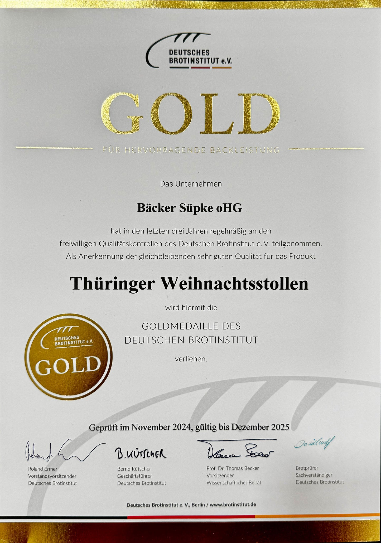 Thüringer Weihnachtsstollen 1500g